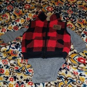 Vest w/ Grey Long Sleeve